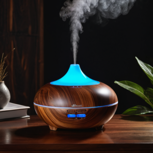 Ultraschall-Aromadiffuser – Holz-Design 500ml mit LED